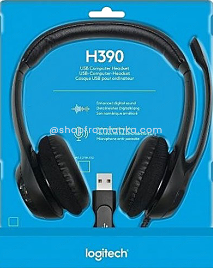 logitech h390 usb headset with noise cancelling mic