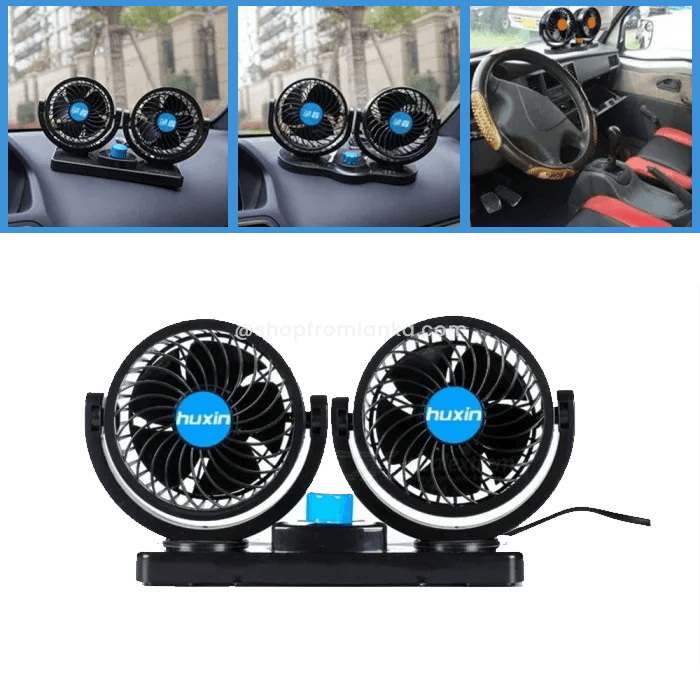 12v dc electric car fan for dashboad 360