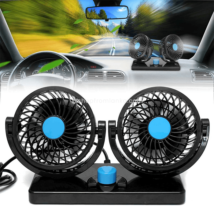 12v dc electric car fan for dashboad 360