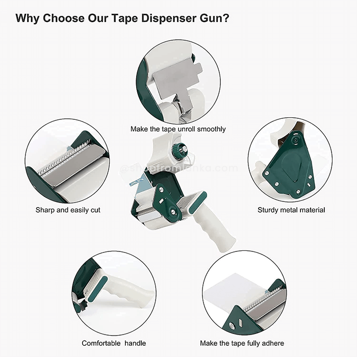 carton sealing tape dispenser gun